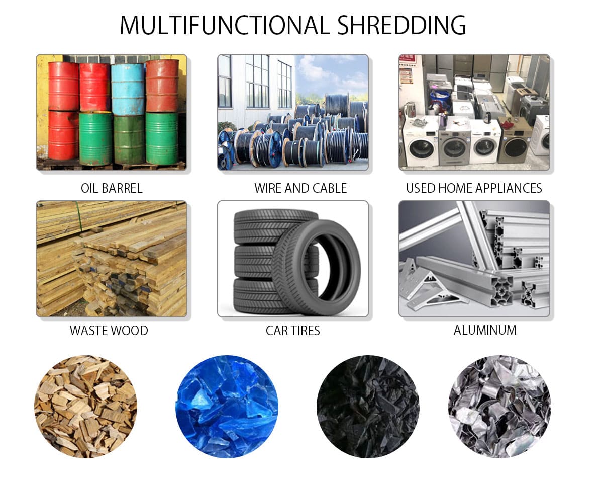 Single Shaft Shredder Application